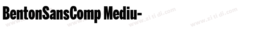 BentonSansComp Mediu字体转换 BentonSansComp Mediu字体转换